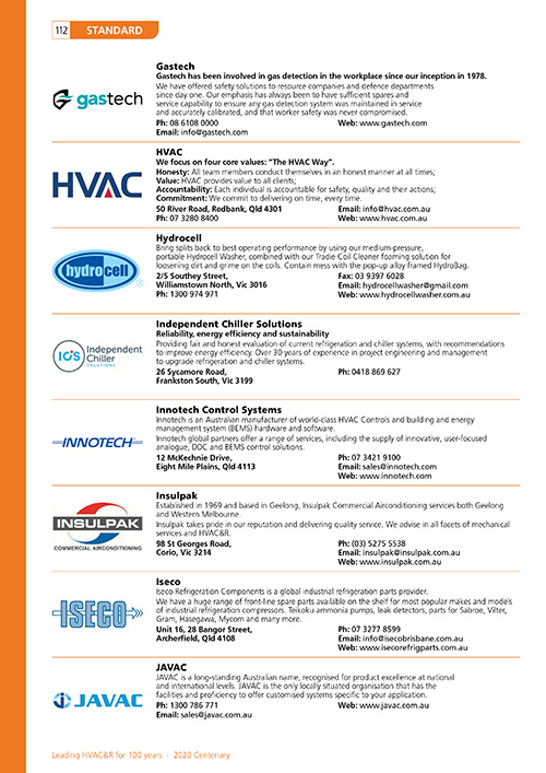HVACR Compendium Standard