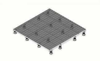 EasyMech CR DIY HVAC Platform 3m x 3m (for concrete roofs)